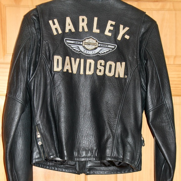 Harley Davidson Leather Jacket (Anniversary) - Picture 2 of 5